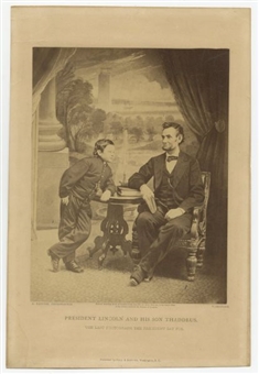Abraham Lincoln Photo With Tad (Gardner)